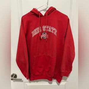 The Ohio State University Hoodie Vintage‎ - Red - Size Medium